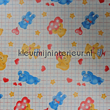 Gele en blauwe beertjes feuille autocollante 200-2297 DC-fix collection